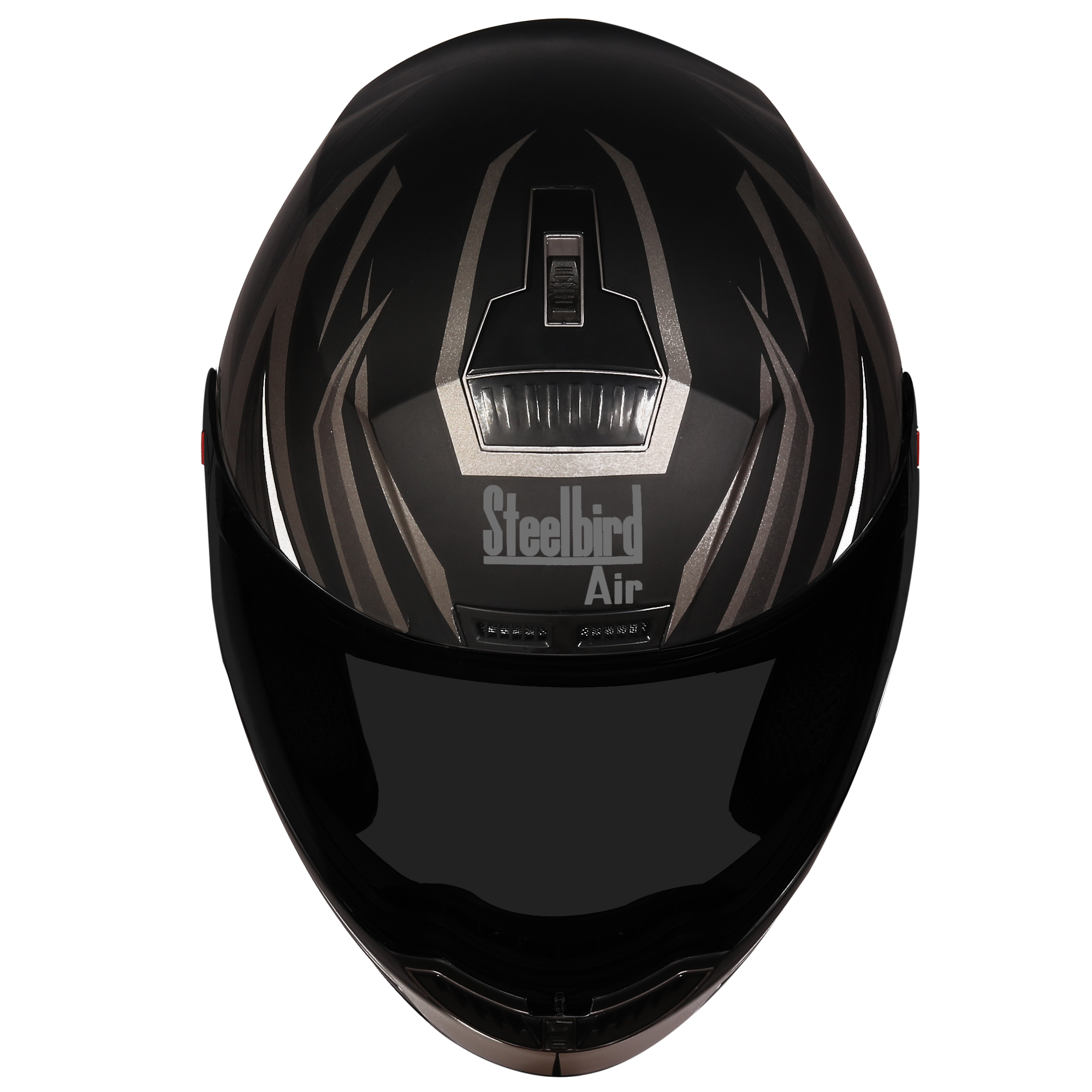 SBA-1 THRYL Mat Black With Grey ( Fitted With Clear Visor Extra Blue Chrome Visor Free)